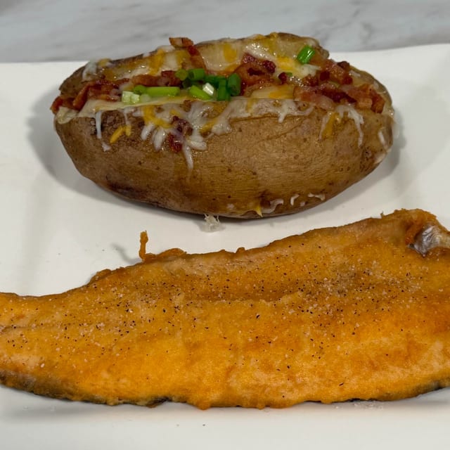 Fried or Grilled Trout.