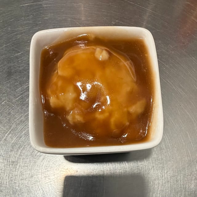 Mashed Potatoes with gravy.