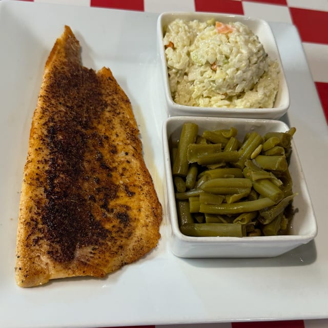 Blackened Trout.