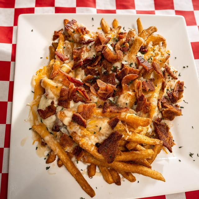 Bacon Cheese Fries.
