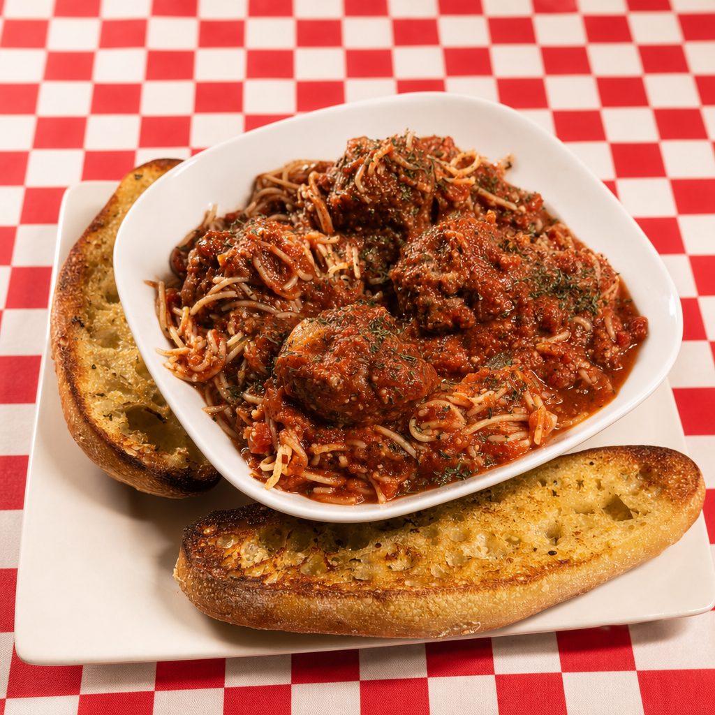 Spaghetti with Meatballs.