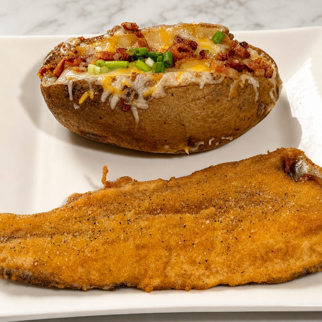 Fried or Grilled Trout.