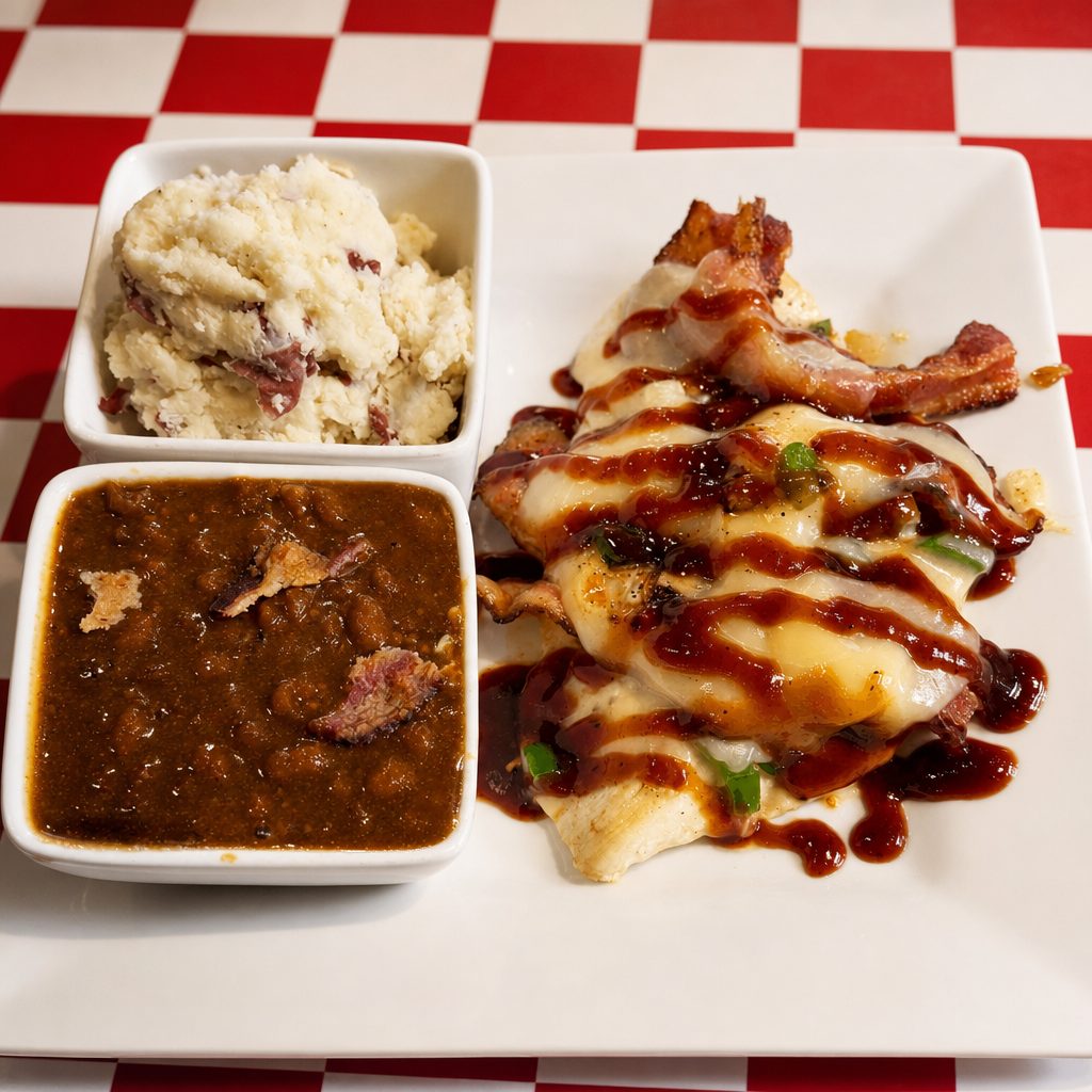 Smothered Chicken.