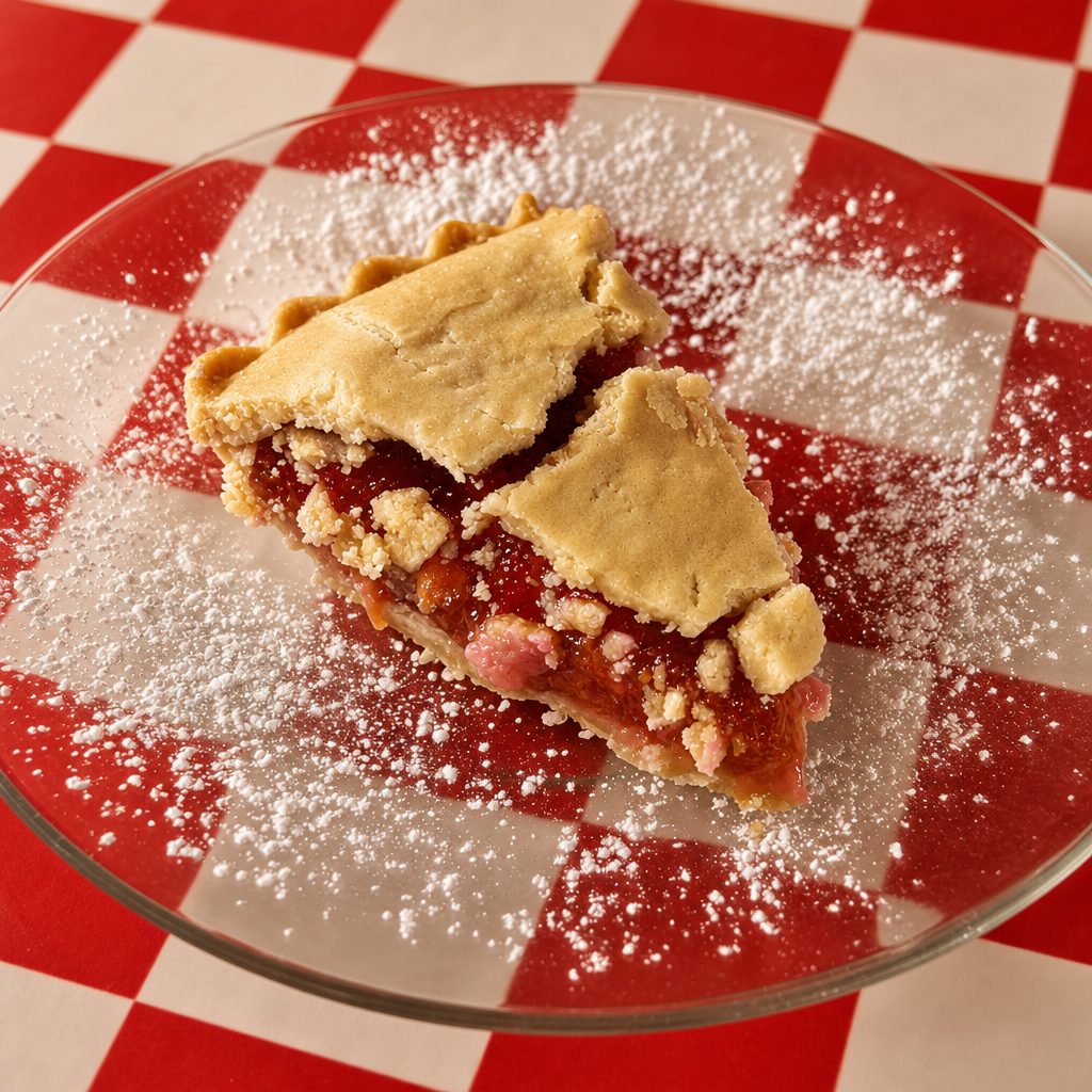 Strawberry Rhubarb Pie.