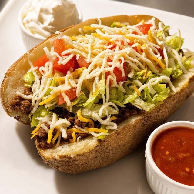 Taco Stuffed Potato.
