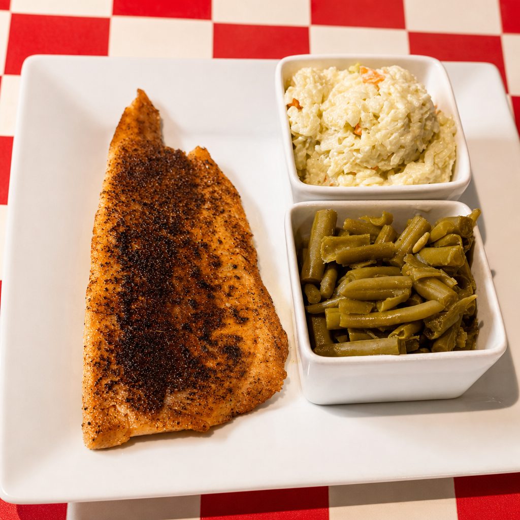 Blackened Trout.